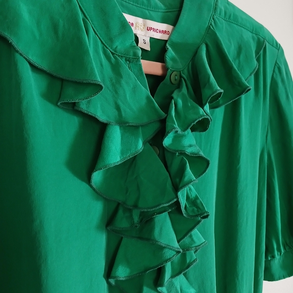 Amanda Uprichard Green Silk Dress - Picture 4 of 4